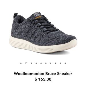 Men’s Wooloomooloo black Bruce sneakers. New.
